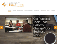 Tablet Screenshot of coherent-coaching.com
